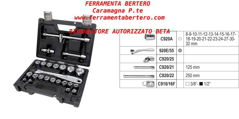 BETA 923E/C25 ASSORTIMENTO 1/2 POLL